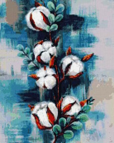 Алмазна мозаїка 40х50 АМО7433 Бавовна "Ідейка"