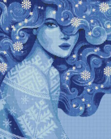 Алмазна мозаїка 40х50 АМО7452 Холодна краса "Ідейка"