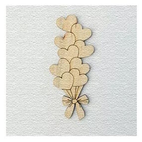 Виріб художній з деревини 2-052 Сердечка "Ідейка"