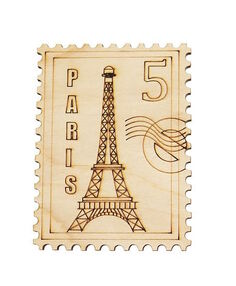 Виріб художній з деревини 2-084 Ейфелева вежа "Ідейка"