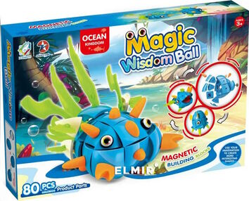 конструктор магнітний (XY610) 80 деталей