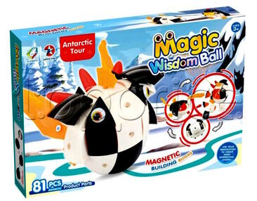 конструктор магнітний (XY612) 81 деталей