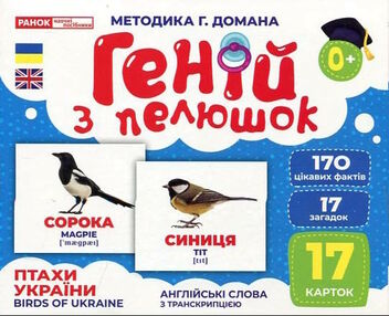 17 карток геній з пелюшок птахи україни 17 карток геній з пелюшок птахи україни
