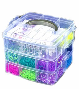 резинки для плетіння браслетів NA-23-10 / KL-08 в контейнері