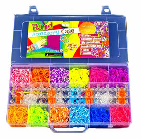 резинки для плетіння браслетів KA-23-133 в контейнері скарб