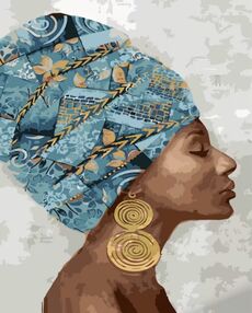 Розпис по номерах 40х50 GS1426 Східна краса "Strateg"