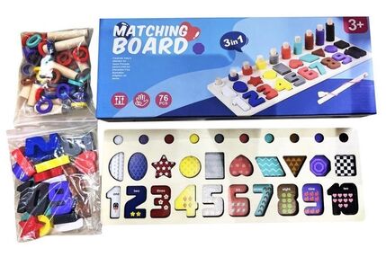 Деревяна іграшка навчальна панель WD13010 Деревяна іграшка навчальна панель WD13010