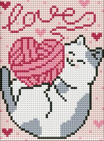 Алмазна мозаїка б/підрамн 15х20 АММ1016 Зізнання в коханні з АВ стразами "Ідейка"