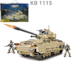 конструктор військовий танк 1114 деталей kb 1115