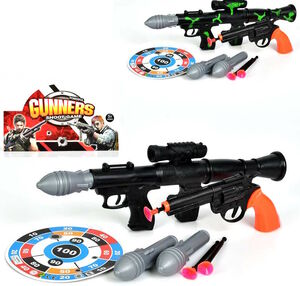 набір гранатомет 28 см револьвер 17 см 3 присоски 3 гранати мішень 223-3-6