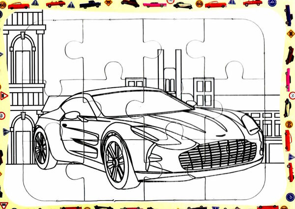 пазл розмальовка авто а5 формату Ціна (цена) 61.00грн. | придбати  купити (купить) пазл розмальовка авто а5 формату доставка по Украине, купить книгу, детские игрушки, компакт диски 2