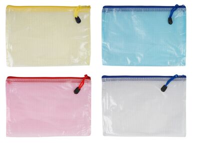 папка на блискавці прозора а5 ST01195