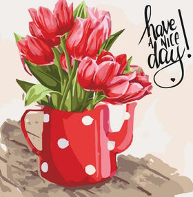 Розпис по номерах 40х40 12108-АС Have a nice day "Art Craft" арт крафт