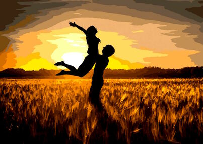 Розпис по номерах 40х50 10209-АС Вільні та закохані "Art Craft" арт крафт