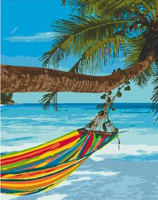 Розпис по номерах 40х50 10572-АС Відпочинок на Сейшелах "Art Craft" арт крафт