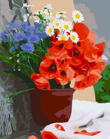 Розпис по номерах 40х50 12149-АС Квіти червня "Art Craft" арт крафт