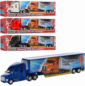 машина kt 1302w металева інерційна кольори мікс кинсмарт Kenworth T170 13 машина kt 1302w металева інерційна кольори мікс кинсмарт Kenworth T170 13