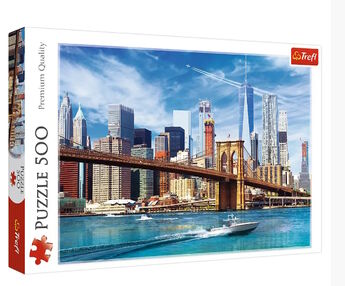 пазли 500 елементів вид на ню - йорк Trefl 37331