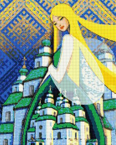 Алмазна мозаїка 40х50 АМО7431 Берегиня Свято-Троїцького Собору "Ідейка"