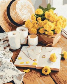 Розпис по номерах 40х50 BS51336 Квіткова книга brushme Брашми