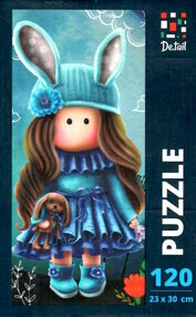 пазли 120 елементів лялечка в місячному світлі dt100-02