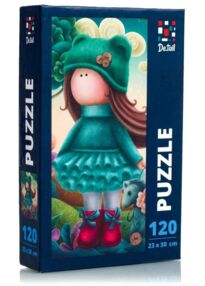 пазли 120 елементів лялька з конем dt100-03