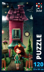 пазли 120 елементів чарівний будинок принцеси dt100-08