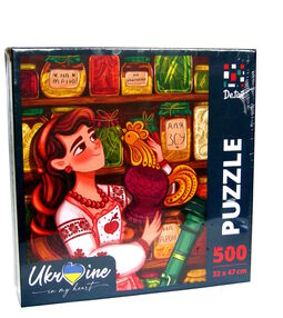 пазли 500 елементів україночка з півником dt500-06