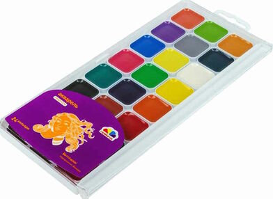 акварель 24 кольори гамма 400106 "Гамма" творчість