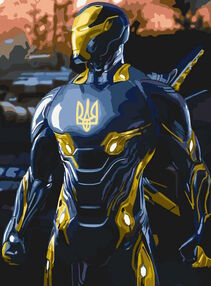 Розпис по номерах 30х40 10382-NN Залізний патріот "Art Craft" арт крафт