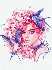 Розпис по номерах 30х40 КНО4958 Мелодійна "Ідейка"