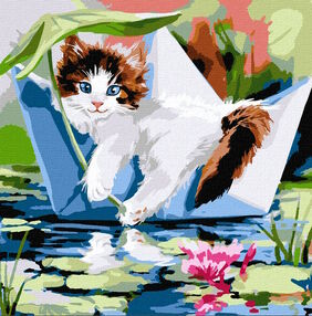 Розпис по номерах 40х40 КНО4470 Релакс влітку "Ідейка"