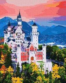 Розпис по номерах 40х50 КНО2814 Казкова Німеччина "Ідейка"