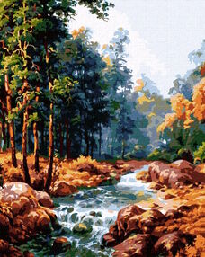 Розпис по номерах 40х50 КНО2882 Карпатський водограй "Ідейка"