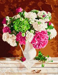 Розпис по номерах 40х50 КНО2953 Ніжність в букеті "Ідейка"