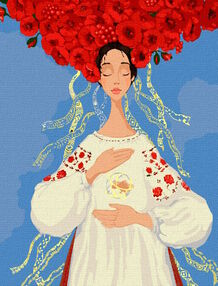 Розпис по номерах 40х50 КНО4904 Україна що захищає світ "Ідейка"