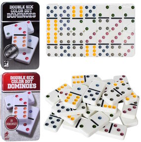 доміно в металевій коробці 501070 2 кольори