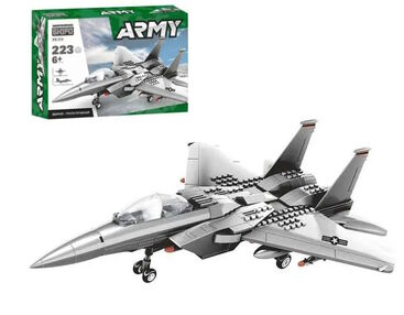 конструктор військовий літак 223 деталей kb 214