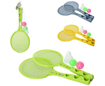 ракетка 2 штуки воланчик 2 мячики mr 0104