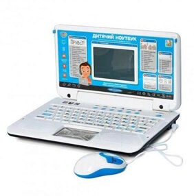 Ноутбук SK 7442-7443 35 функцій 11 ігр блакитний дитячий Ноутбук SK 7442-7443 35 функцій 11 ігр блакитний дитячий