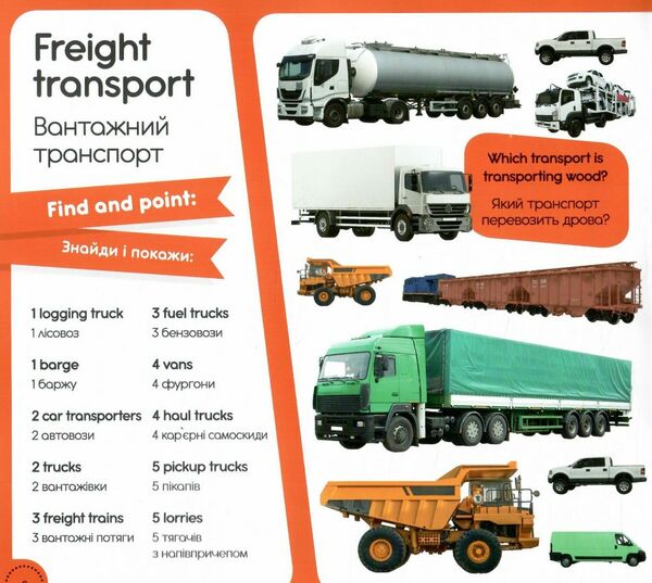 фотокнига 100 слів про транспорт / 100 words about transport Ціна (цена) 49.90грн. | придбати  купити (купить) фотокнига 100 слів про транспорт / 100 words about transport доставка по Украине, купить книгу, детские игрушки, компакт диски 2