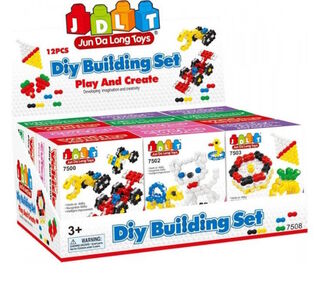 конструктор велосипедний ланцюг 100 деталей 7500/01/02 в асортименті