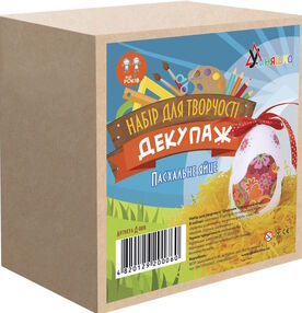 набір для творчості декупаж яйце великоднє Д-008