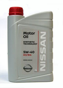 Моторное масло NISSAN 5W40 A3/B4 1л
