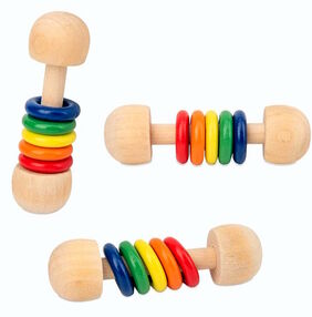 брязкальце дерев'яне 10 см md 1945