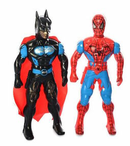 супергерой 20 см світло на батарейках 525