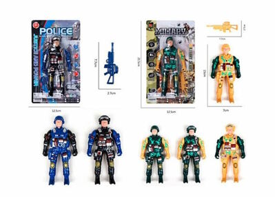фігурка для гри поліцейський / військовий 955s-10-16