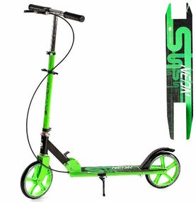 Самокат Skyper Neon 2 кольори 200мм ручні гальма гріпси гумові N-08185 Самокат Skyper Neon 2 кольори 200мм ручні гальма гріпси гумові N-08185
