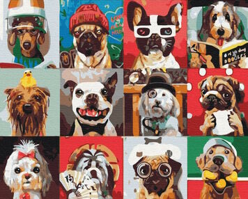 Розпис по номерах 40х50 BS37981 Пухнастий відпочинок brushme Брашми