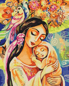 Розпис по номерах 40х50 BS51591 Материнська любов brushme Брашми